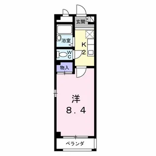 リヴェールマキ【1階】の間取り