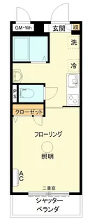 ジョワパレス【1階】の間取り