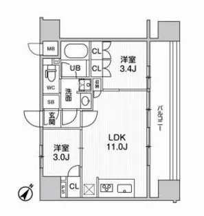 nido SUGAMO【5階】の間取り