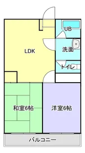 ハイツヤワタ・12【4階】の間取り