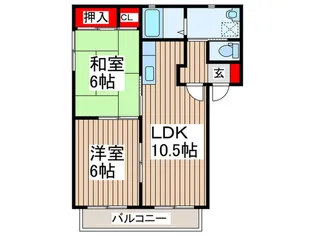 C´est la vie B【1階】の間取り