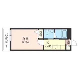 ヴィラ新川崎【2階】の間取り