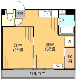 メゾン神谷【2階】の間取り