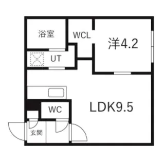 Bell Court発寒南(ベルコート発寒南)【2階】の間取り