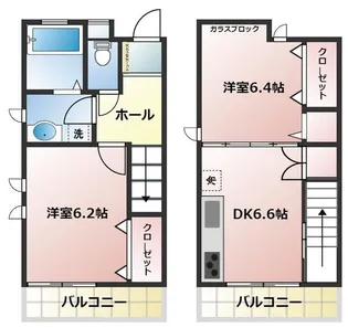 シュロスN【2階】の間取り