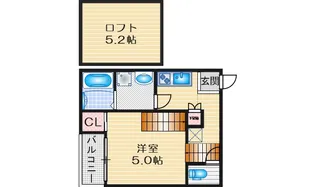 ハーモニーテラス山田【2階】の間取り