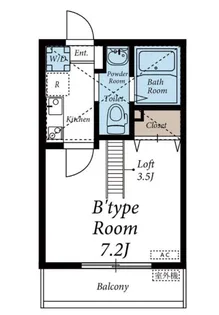 Prime 鶴瀬【3階】の間取り
