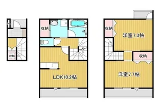 APT K III【2階】の間取り