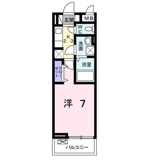 ブランドール【2階】の間取り