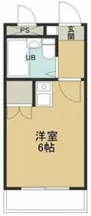 煉瓦館65【3階】の間取り