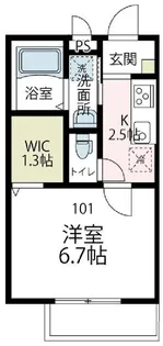 セレーヌ仲町台B【1階】の間取り