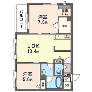Maison SHIMA【2階】の間取り