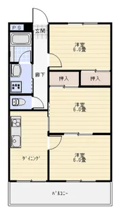 ハイツジョイア【1階】の間取り