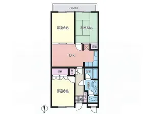 ADCマンション戸塚上倉田【2階】の間取り