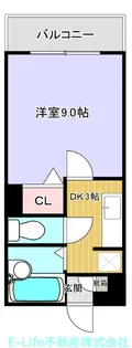 スパージ月出【3階】の間取り