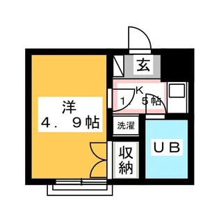ハイツウイスタリアB【2階】の間取り
