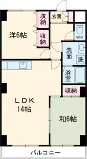 メゾンド・フジ【3階】の間取り
