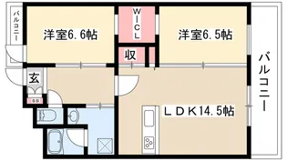 Hill Palace IKAI【7階】の間取り