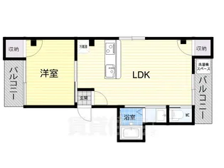 ハイツ大和【4階】の間取り