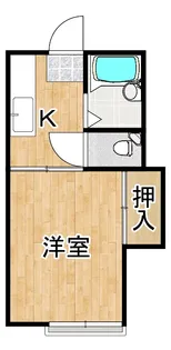 ルミエール北長瀬(コーポ大野辻)【2階】の間取り