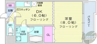 ル・クラシック33【4階】の間取り