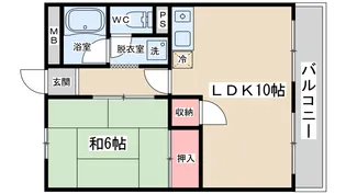 ハイツまさき苑【2階】の間取り