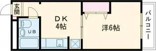 トパーズ目黒【1階】の間取り