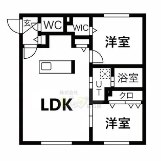 CreaMaison東札幌SW【1階】の間取り