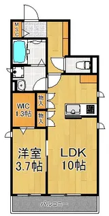 ヘーベルテラス【2階】の間取り