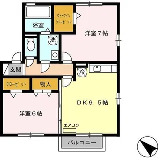 エムズハウス【2階】の間取り