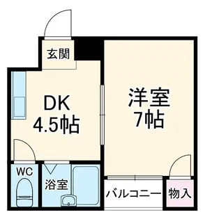 ニューハイツ桜partIII【4階】の間取り