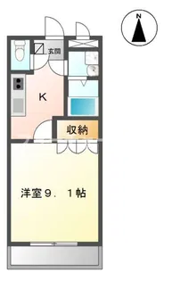 コンフォール舟小屋【3階】の間取り