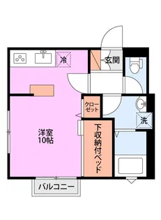 フィオーレ【1階】の間取り