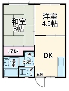 パーシモンコート【2階】の間取り