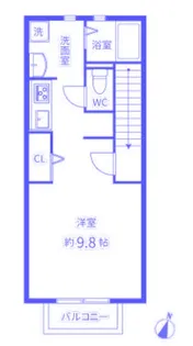grace【2階】の間取り