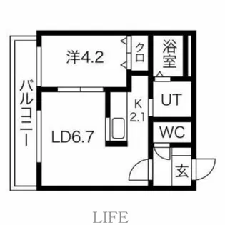 ベール【2階】の間取り