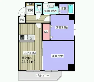 ヴァンドーム【5階】の間取り