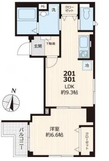 オハナ【3階】の間取り