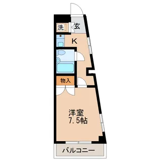 シャングリラ八幡【2階】の間取り