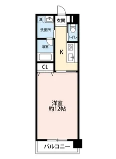 レジデンス金池【5階】の間取り