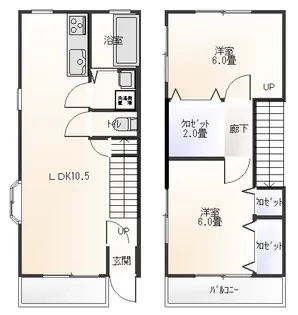 サンヒルズIIの間取り