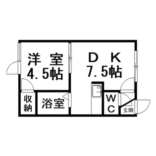 フィメールベガ【2階】の間取り