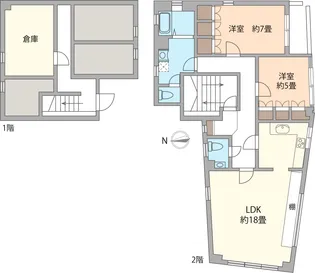 ガーデンヴィラ駒沢【2階】の間取り