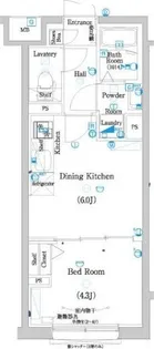 ラフィスタ二子玉川【1階】の間取り