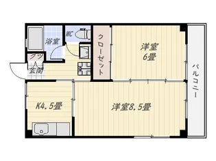 第2藤崎ビル【4階】の間取り