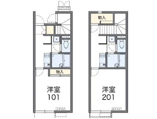 レオネクスト桜が丘【2階】の間取り