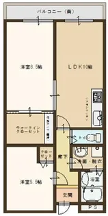 センチュリー宮町【3階】の間取り