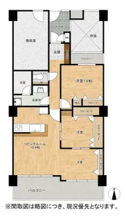 サーパスシティ熊本【13階】の間取り