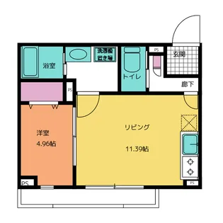 ラテンドール東千葉【3階】の間取り