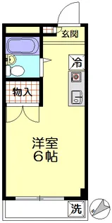 コートニュータウン【4階】の間取り